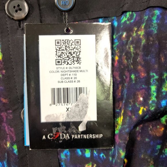 Derek Lam for DesigNation Nightshade Rio De Janeiro Peplum Splatter Top XS - Picture 5 of 13